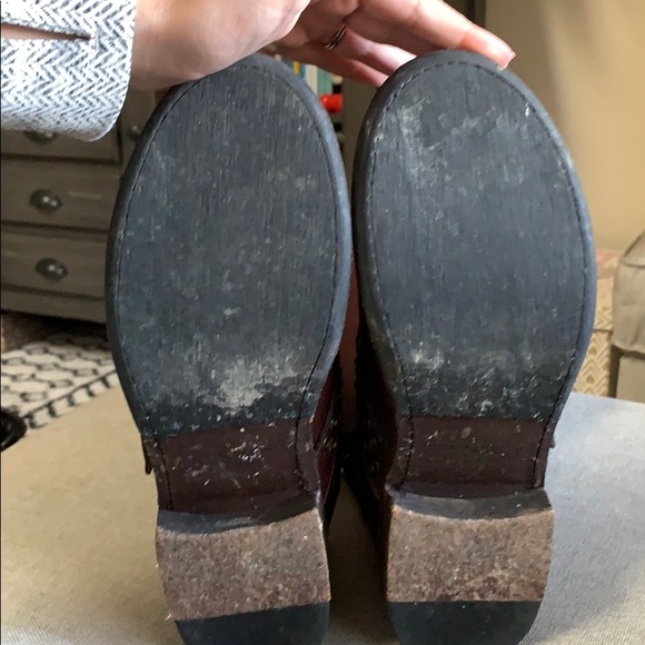 FRYE Women's Jenna Studded Tall Boot Dark Brown - Picture 5 of 8